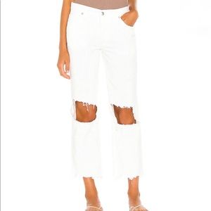 FREE PEOPLE white maggi jeans NEVER WORN size 26